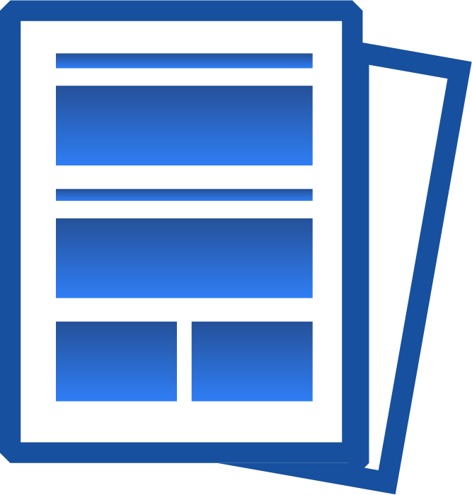 A document with lines and boxes on top of another document