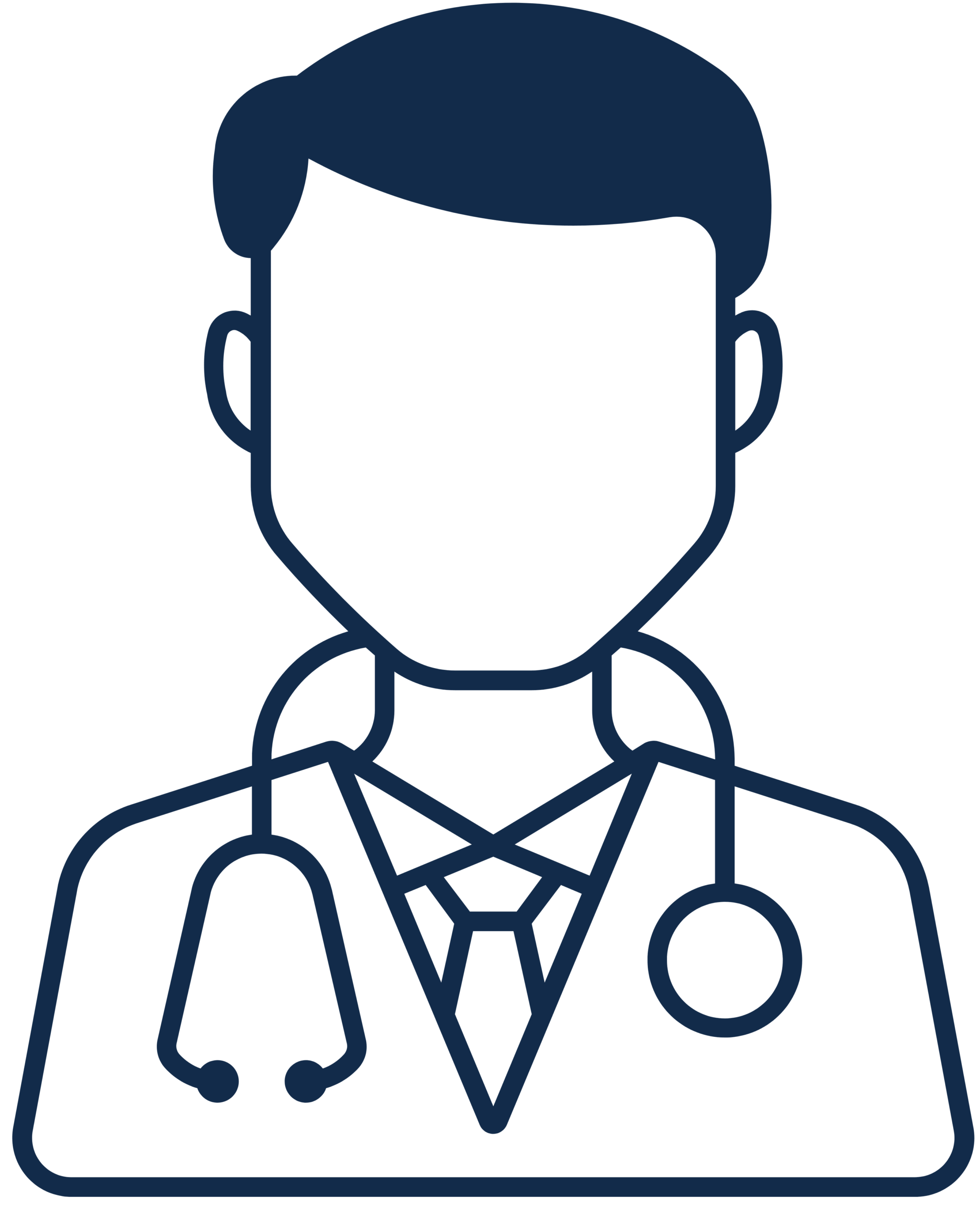 an icon of a male doctor with a stethoscope around his neck